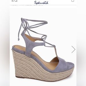 Splendid Fiana wedge tie sandal, 7.5